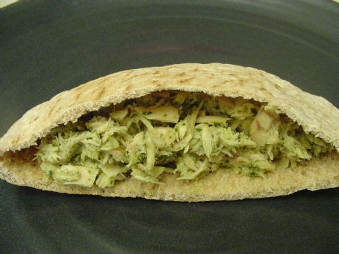 pesto tuna pita