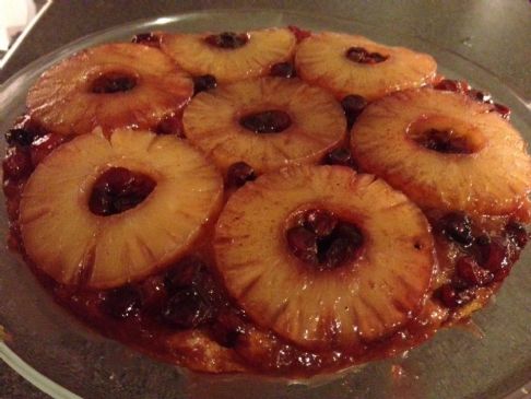 Cranberry-Pineapple Upside-down Cake
