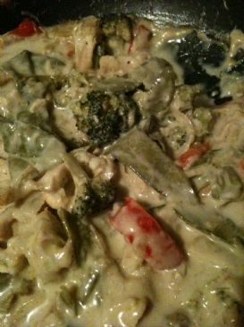 Chicken and Vegetable Green Curry