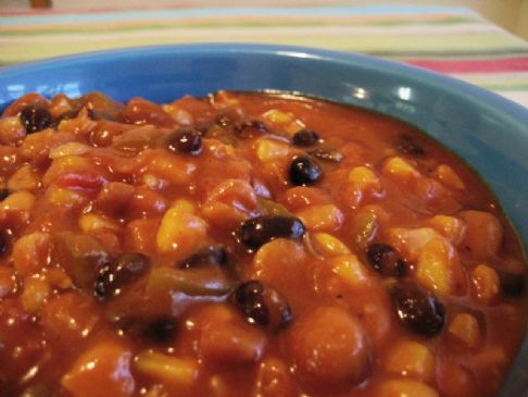 Sweet and Spicy Vegetarian Chili