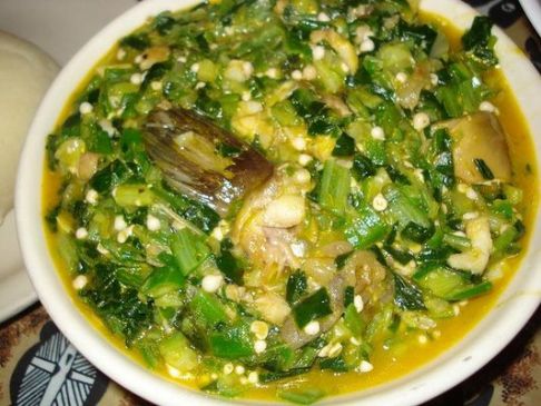 West African Okro Soup with Fufu Recipe