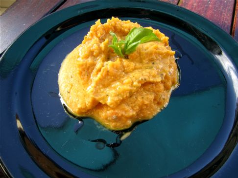 Creamy Basil Carrot Mash