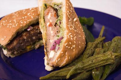 Gourmet Stuffed Burger