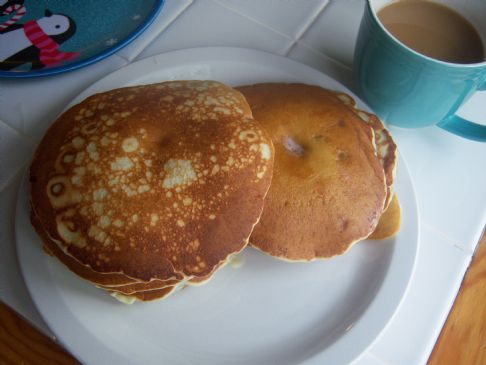 perfect fluffy cheaters blueberry pancakes