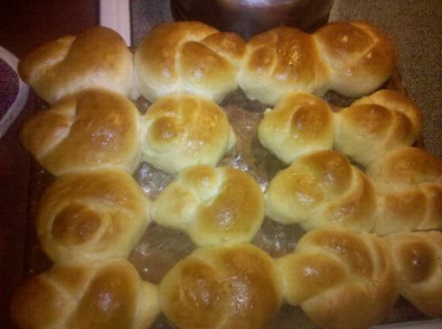 Challah bread with honey