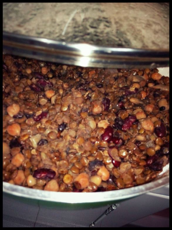 Lentil and Mixed Bean Stew