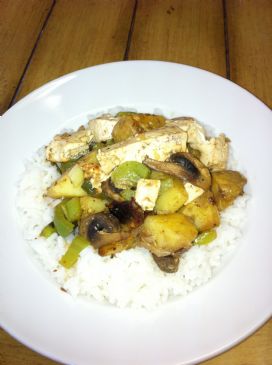 Sticks Potato and Tofu Stir Fry