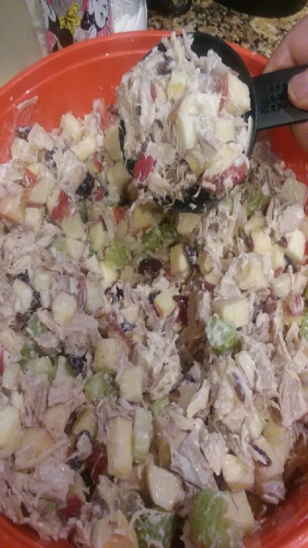 Turkey Apple Cran-Celery Salad