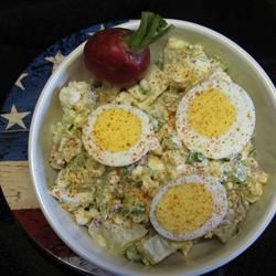 Potato Salad with Cottage Cheese Dressing