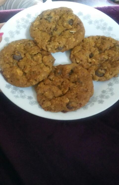 Peanut butter oatmeal chip cookies