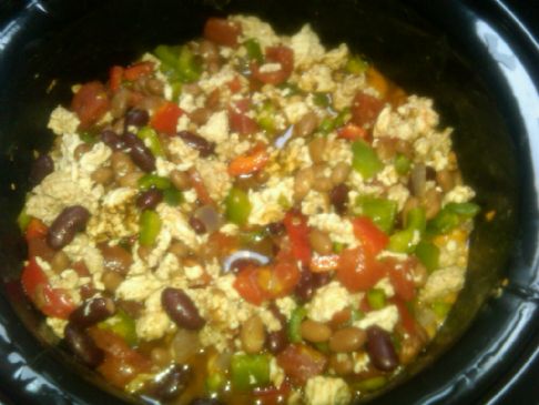 Easy, healthy crockpot chili