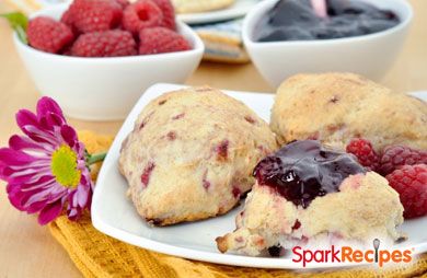 Raspberry-Lemon Scones