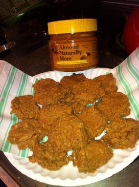 50 Calorie Almond Butter Cookies (low carb! vegan!)