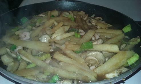 Jicama Stirfry