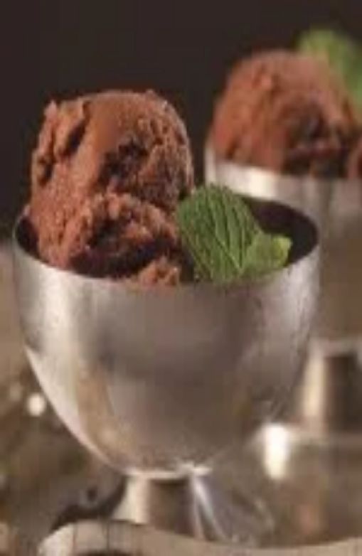 Sugar Free Chocolate Mint Sorbet