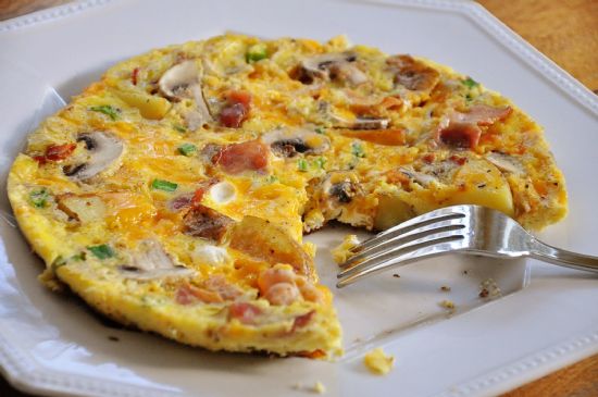 mamaCD open faced omelet