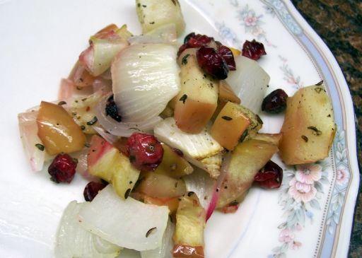 Roasted Apples and Onions
