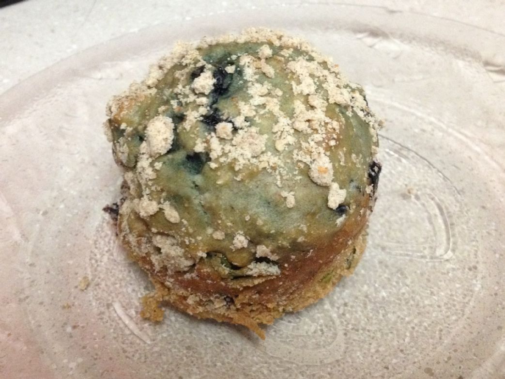 Abby Healthy Blueberry Spinach Muffins