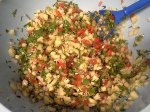 Crisp Cucumber Salsa