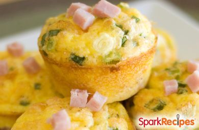 Asparagus and Ham Mini Quiches