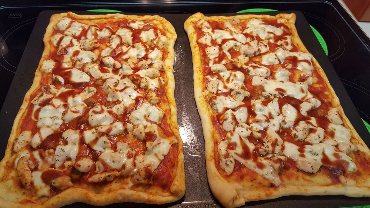 BBQ Chicken Crescent Pizza