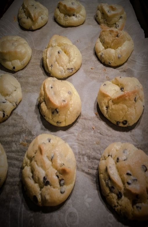 Cloud bread chocolate chip cookies