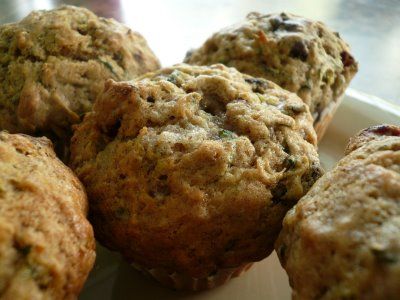 Whole Wheat Zucchini Muffins