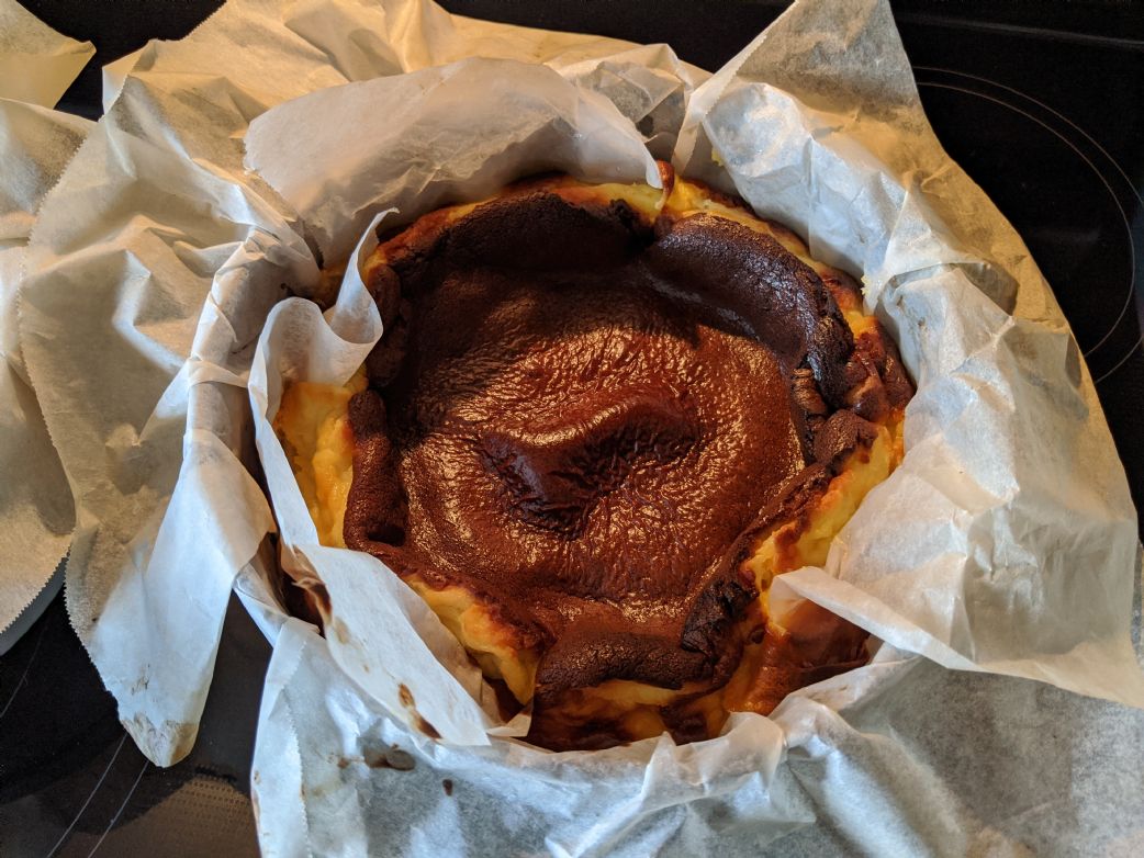 Keto Basque Burnt Cheesecake