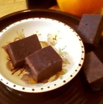 Almond Orange Low Fat Fudge