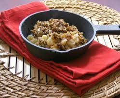 Caramel Apple and Pear Crumble