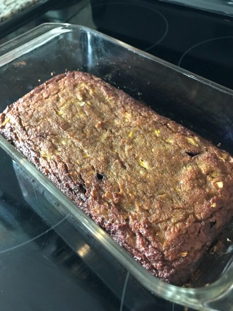 Zucchini banana bread