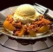 Peach Crisp from Canned Peaches