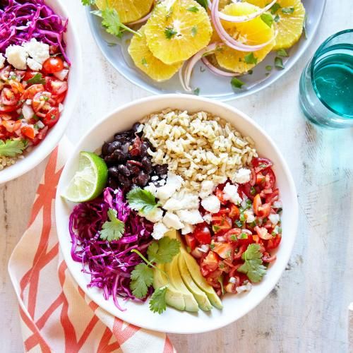 Whole Grain Veggie Burrito Bowl