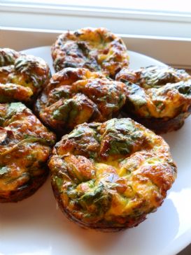 Induvidual Spinach Mushroom Quiches