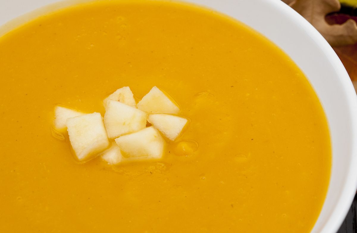 Emily's Creamy Butternut Squash, Carrot, and Apple Soup