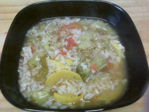 vegie ,garlic soup