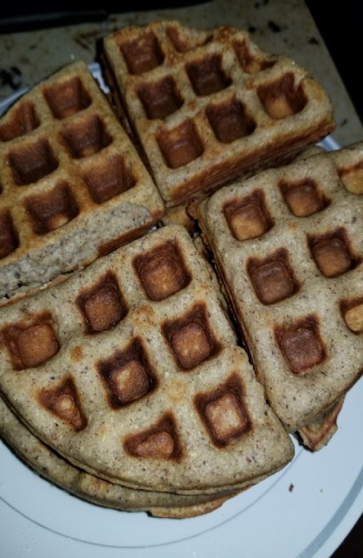 Almond butter waffles