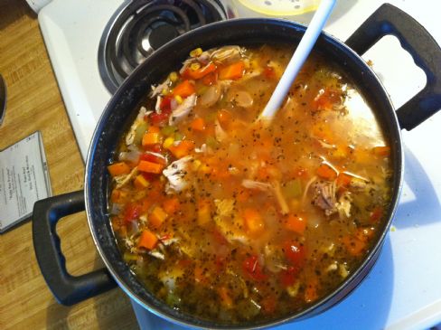 Super Healthy Chicken and Vegetable Soup
