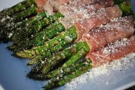 Asparagus Ham and Onion Appetizer