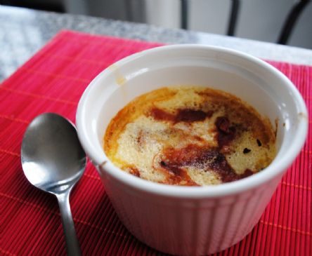 Baked Rhubarb Custard