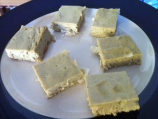 Low Carb Green Tea Lemon Protein Squares