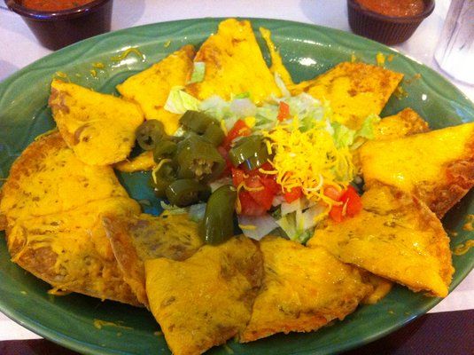 Bean and Cheese Nachos