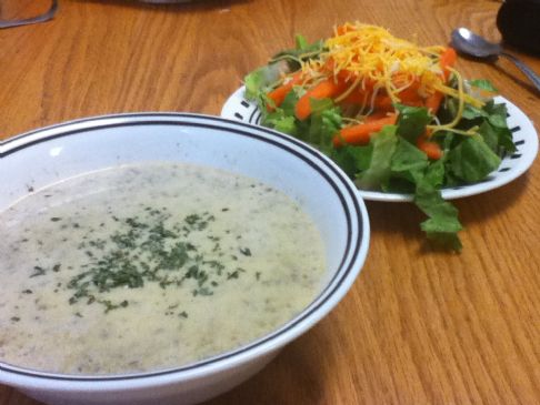 Cream of mushroom broccoli soup