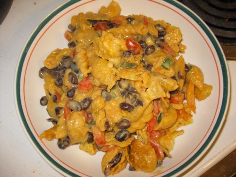 Black Bean and Veggie Nacho Bake