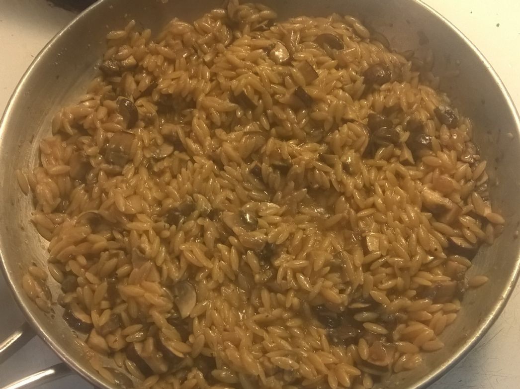 Creamy Mushroom Orzo