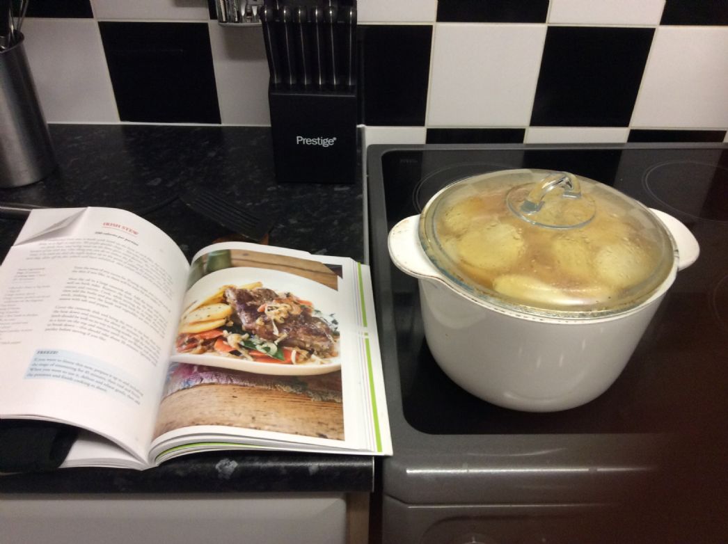 Irish stew (hairy dieters book 3) not beef lamb but no option for lamb