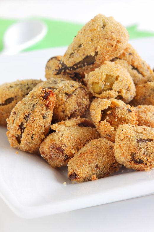 Crispy Baked Breaded Baby Okra