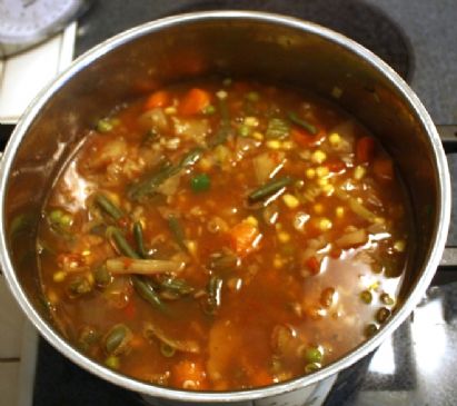Tons o' Veggie Vegetable Alphabet Soup