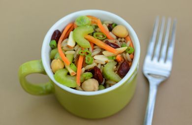 Chickpea and Brown Rice Salad