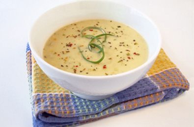 Vegan Creamy Potato Leek Soup